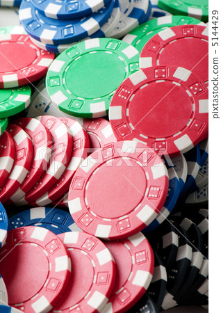 Stack of various casino chips - gambling concept Stack of various casino chips - gambling concept 5144429