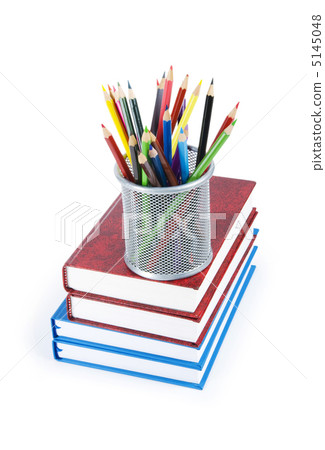 Back to school concept with books and pencils 5145048