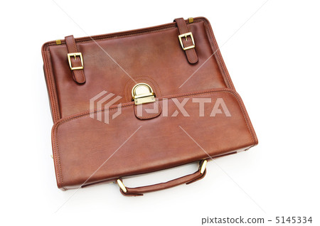 Leather case isolated on the white background 5145334