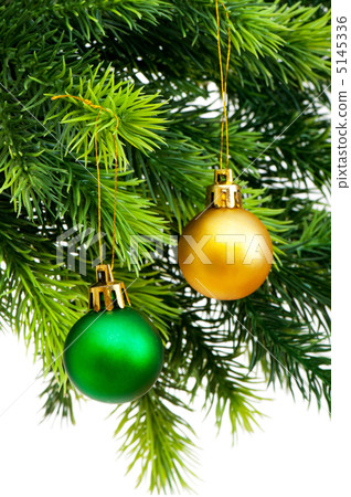 Christmas decoration isolated on the white background 5145336