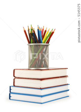 Back to school concept with books and pencils 5145375