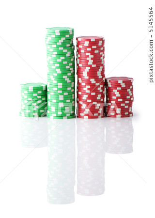 Stack of various casino chips - gambling concept Stack of various casino chips - gambling concept 5145564