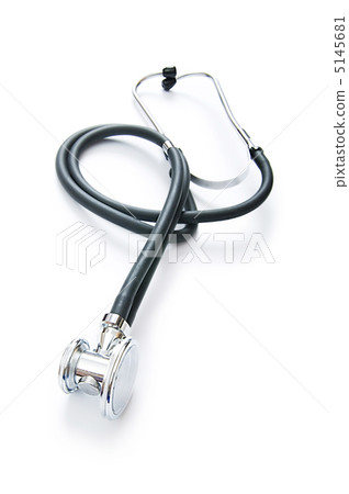 Medical stethoscope isolated on the white background 5145681