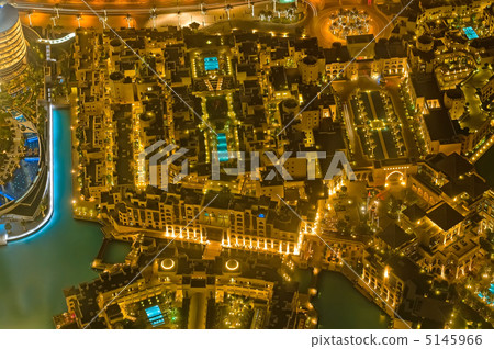 Panorama of down town Dubai city - UAE Panorama of down town Dubai city - UAE 5145966