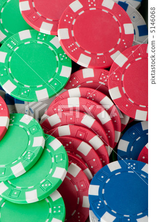 Stack of various casino chips - gambling concept Stack of various casino chips - gambling concept 5146068