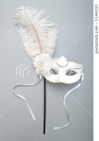 Ornate masks isolated on the white background 5146293