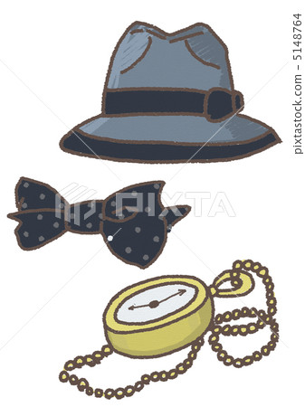 Bow tie and pocket watch 5148764