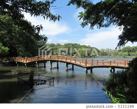 Shimosuke pond and Ikeyuki Bridge Shimosuke pond and Ikeyuki Bridge 5151199