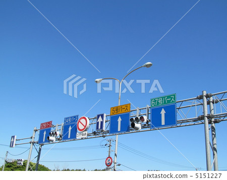 Information Sign Of Industrial Area Stock Photo