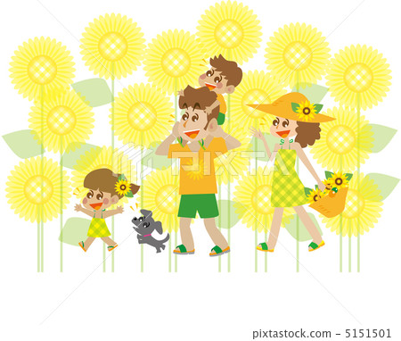 Family · Summer / Sunflower Field Family · Summer / Sunflower Field 5151501