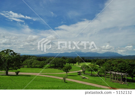 霧島山脈從上野原繩紋森林公園 5152132