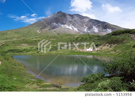 Mirror pond and Asahidake 5153956