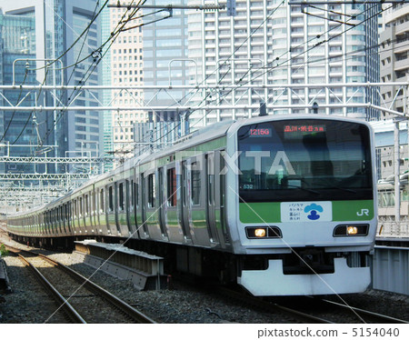 Yamanote Line E231 Inner turn Hamamatsucho Station 5154040