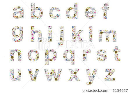 Lowercase alphabet (set) 5154657