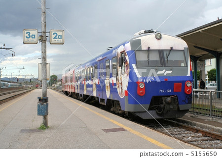Train at Slovenia Ljubljana Station 5155650