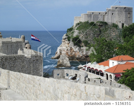View of the fortress of Dubrovnik 5156351
