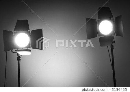 Two barn door lights in photo studio Two barn door lights in photo studio 5156435