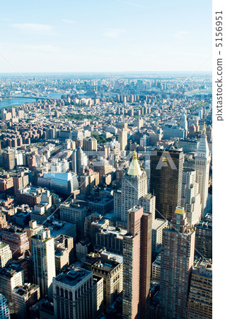 New York city panorama with tall skyscrapers 5156951