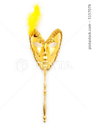 Ornate masks isolated on the white background 5157076