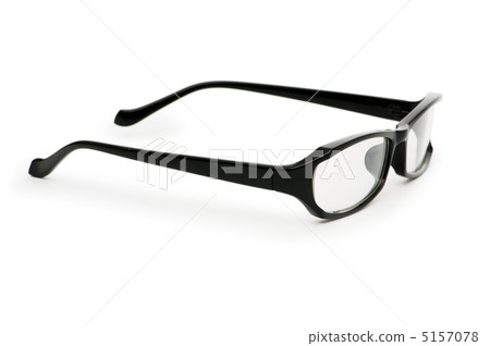 Reading optical glasses isolated on the white Reading optical glasses isolated on the white 5157078