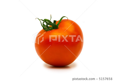 Red tomatoe isolated on the white background Red tomatoe isolated on the white background 5157658