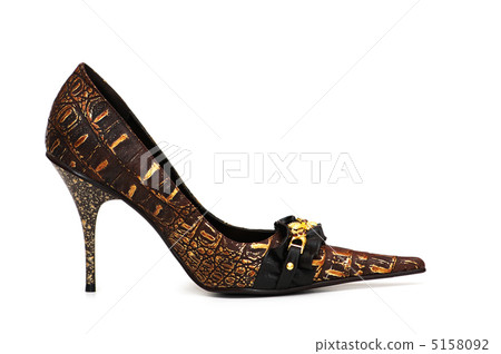 Woman shoe isolated on the white background Woman shoe isolated on the white background 5158092