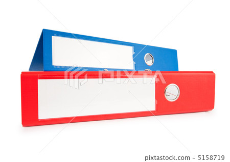 Office folders isolated on the white background 5158719