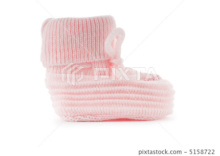 Woven baby shoes isolated on white background Woven baby shoes isolated on white background 5158722