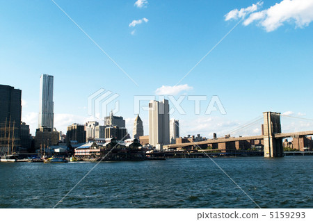 New York city panorama with tall skyscrapers New York city panorama with tall skyscrapers 5159293