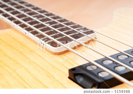 Musical concept with wooden guitar 5159398
