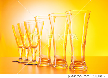 Wine glasses against gradient background Wine glasses against gradient background 5160812