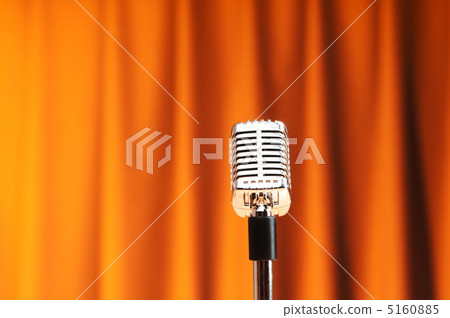 Audio microphone against the background 5160885