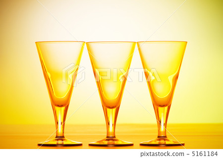 Wine glasses against gradient background Wine glasses against gradient background 5161184