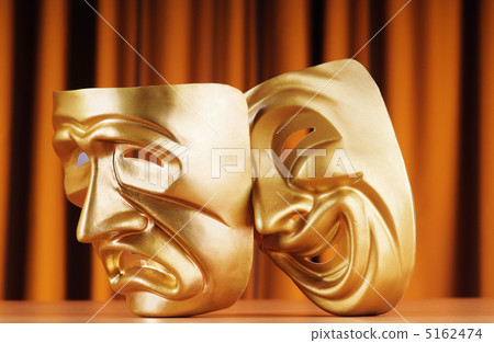 Masks with the theatre concept 5162474