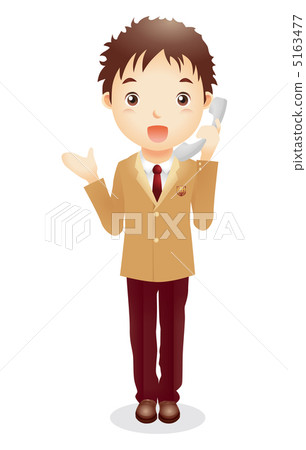 Male student illustration 5163477