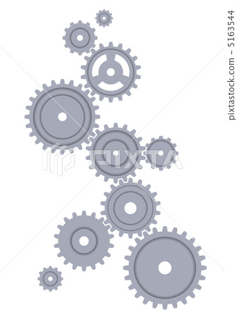 Gear (gray) - Stock Illustration [5163544] - PIXTA