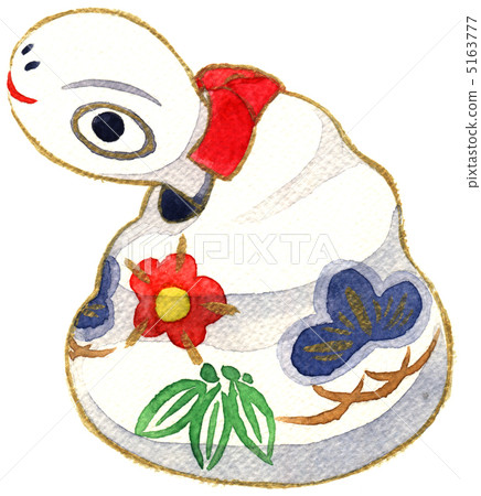 工藝品項目白蛇水彩 5163777