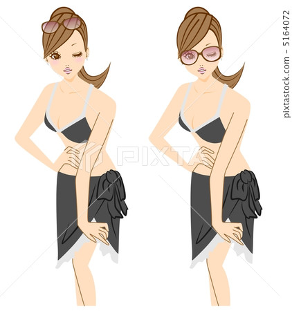 Swimwear female illustration 5164072