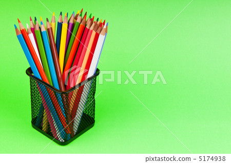Colourful pencils on the background 5174938