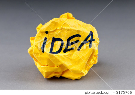 Rejected idea concept with paper 5175766