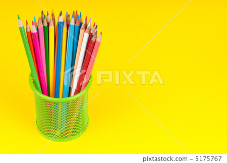 Colourful pencils on the background 5175767