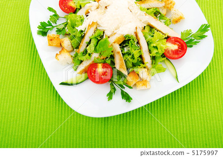 Delicious salad in the plate Delicious salad in the plate 5175997