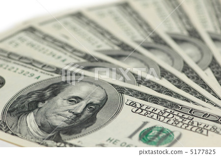 American dollars with shallow depth of field 5177825