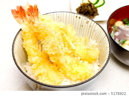 Bowl of rice and fried fish Bowl of rice and fried fish 5178922