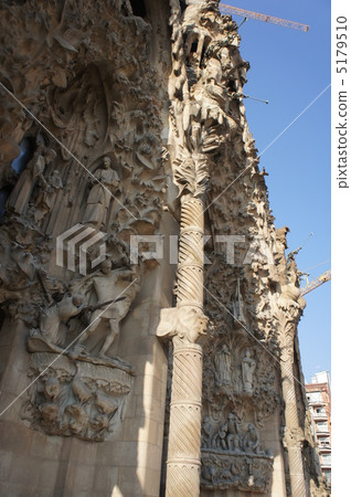Sagrada Familia's birth façade 5179510