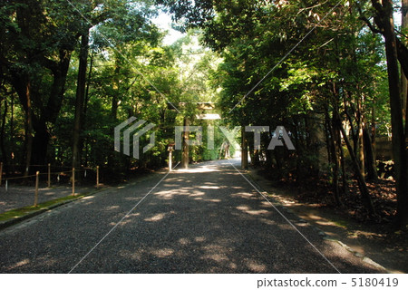Shinto and Torii Torii (Ise Shrine / Utamiya / Ise City Mie Prefecture Toyokawa Town) 5180419