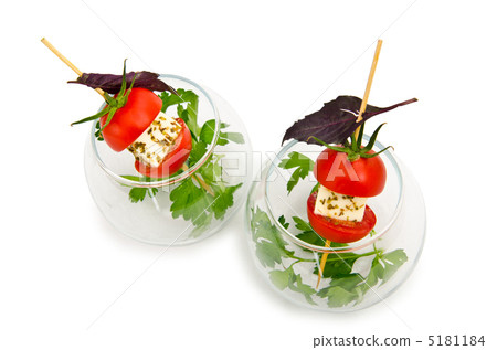 Canapes served in the plate Canapes served in the plate 5181184