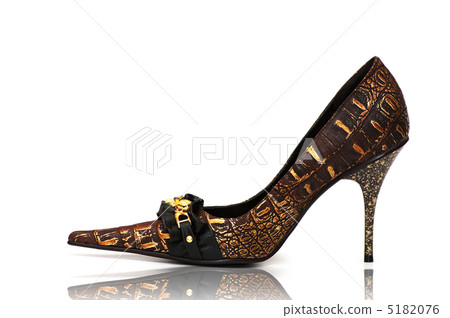 Elegant shoes on the white 5182076