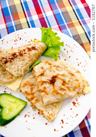 Meat pancakes in plate 5182767