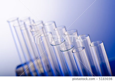 Chemical tubing at gradient background Chemical tubing at gradient background 5183036